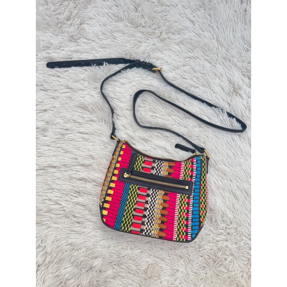 Vera Bradley Folkloric Aztec Mini Vivian Crossbody Bag Woven Tapestry